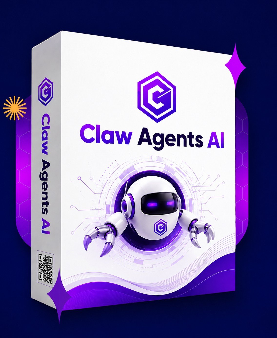 Claw Agents AI dashboard — product mockup
